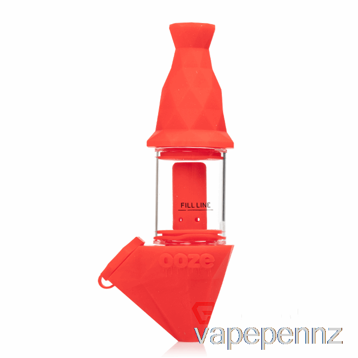Ooze Bectar Silicone Bubbler Scarlet (Red) VAPE NZ